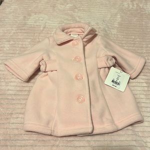 Starting Out pink baby girl peacoat, size 3M